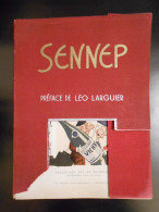 PORTOFOLIO DE DESSINS DE SENNEP - PREFACE DE LEO LARGUIER - EDITION ART & TECHNIQUE, MONACO - 1943  - Andere & Zonder Classificatie