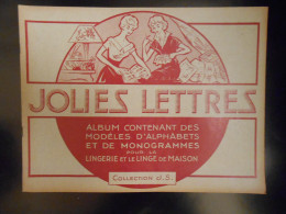 CATALOGUE DE MONOGRAMMES POUR LE LINGE DE MAISON - JOLIES LETTRES - COLLECTION J.S. N°3 - Other & Unclassified