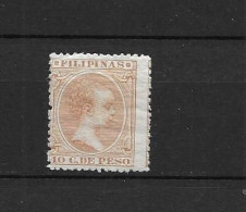 LOTE 2174 D /// (C030) FILIPINAS 1894  EDIFIL Nº:114 *MH  CASTAÑO CLARO     ¡¡¡ OFERTA - LIQUIDATION - JE LIQUIDE !!! - Filippine