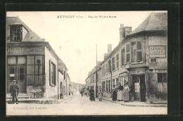 CPA Attichy, Rue De Vic-sur-Aisne  - Attichy