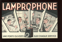 PUBLICITE - LAMPROPHONE - TELEPHONE - 13 RUE DELAMBRE - PARIS 14E - Advertising