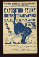 PUBLICITE - EXPOSITION FELINE INTERNATIONALE - SALLE WAGRAM - PARIS 17E - CHAT - Advertising