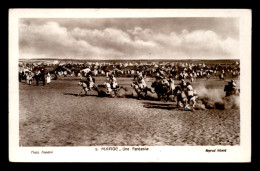 SCENES ET TYPES - MAROC - UNE FANTASIA - EDITEUR FLANDRIN - Altri & Non Classificati