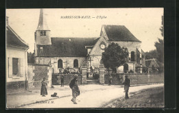 CPA Marest-sur-Matz, L`Eglise, Friedhof  - Other & Unclassified