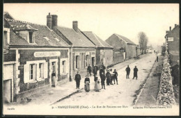 CPA Marqueglise, La Rue De Ressons-sur-Matz  - Ressons Sur Matz