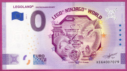 0-Euro XEGA 2020-4 FEHLDRUCK ANNIVERSARY LEGOLAND DEUTSCHLAND RESORT #7079 ! - Essais Privés / Non-officiels