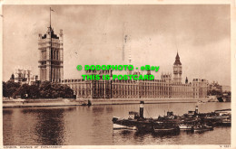 R532831 London. Houses Of Parliament. Photochrom. 1952 - Autres & Non Classés