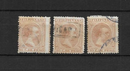 LOTE 2174 D /// (C030) FILIPINAS 1894  EDIFIL Nº:114 X3   CASTAÑO CLARO     ¡¡¡ OFERTA - LIQUIDATION - JE LIQUIDE !!! - Philippinen