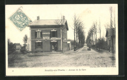 CPA Neuilly-en-Thelle, Avenue De La Gare  - Other & Unclassified