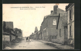CPA Coudray-St-Germer, Entrée Du Pays  - Other & Unclassified