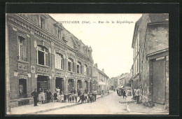 CPA Montataire, Rue De La République  - Montataire