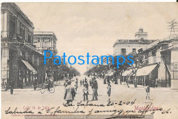 227869 URUGUAY MONTEVIDEO CALLE 18 DE JULIO CIRCULATED TO ARGENTINA POSTAL POSTCARD - Uruguay