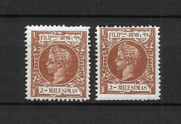 LOTE 2174 D /// (C030) FILIPINAS 1898  EDIFIL Nº:131 **MNH  CASTAÑO       ¡¡¡ OFERTA - LIQUIDATION - JE LIQUIDE !!! - Filippijnen