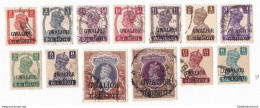 1942-48 INDIA Gwalior - SG 112/113 + 118-128 13 Values USED - Altri & Non Classificati