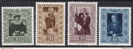 1953 Liechtenstein, N° 273/276 Serie Di 4 Valori MNH/** - Autres & Non Classés