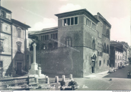 Ab492 Cartolina Tarquinia Palazzo Vitelleschi E Corso Vittorio Emanuele Viterbo - Viterbo