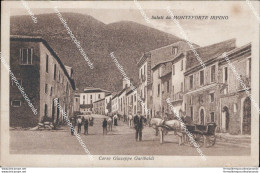 Az181 Cartolina Saluti Da Monteforte Irpino Corso Giuseppe Garibaldi Avellino - Avellino