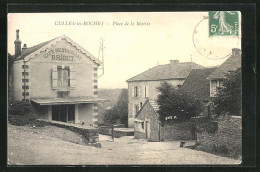 CPA Culles-les-Roches, Place De La Mairie  - Other & Unclassified