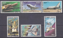 1977 Togo 1249-1254 Used Space Shuttle - Afrika