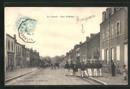 CPA Le Creusot, Rue Villedieu  - Le Creusot