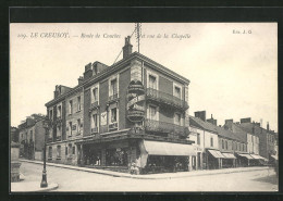 CPA Le Creusot, Route De Couches Et Rue De La Chapelle  - Le Creusot