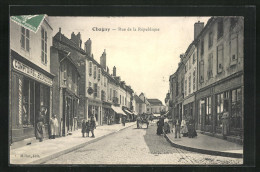 CPA Chagny, Rue De La République  - Chagny