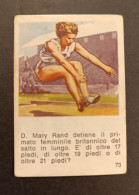 LEGENDARY MARY RAND TOKYO 1964 BUBBLE GUM CARD ITALY 1965/66 - Chicle Rookie Kaugummi - Autres & Non Classés