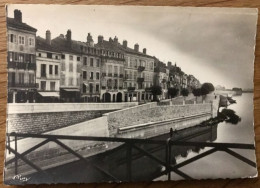 CPSM MACON 71 Les Bords De La Saône, Les Nouveaux Quais De La Route Impériale, Quai Jean Jaures - Macon