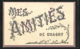 CPA Chagny, Mes Amities, Baumzweige  - Chagny