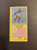 CARL LEWIS ROOKIE CARD TURKEY - SADANA ABOUT 1988 - BUBBLE GUM CARD - Sonstige & Ohne Zuordnung