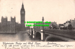 R533270 London. Westminster Bridge And Clock Tower - Andere & Zonder Classificatie