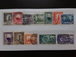 SOMALIA AFIS 1950 - Soggetti Africani Nn. 1/11 (manca N. 4) + Exp 1/2 - Timbrati - Valore 210 Euro + Spese Postali - Somalie (AFIS)