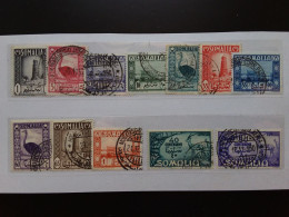 SOMALIA AFIS 1950 - Soggetti Africani Nn. 1/11 (manca N. 4) + Exp 1/2 - Timbrati - Valore 210 Euro + Spese Postali - Somalia (AFIS)