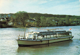 CPSM  VEDETTES DU VAL DE SEINE - CROISIERES TOURISTIQUES SUR LA SEINE ET L' YONNE-Timbre     L2878 - Andere & Zonder Classificatie