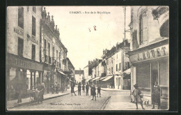 CPA Chagny, Rue De La République  - Chagny