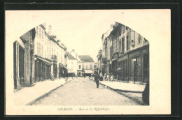 CPA Chagny, Rue De La République  - Chagny