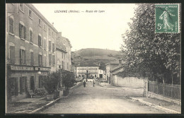 CPA Lozanne, Route De Lyon  - Autres & Non Classés