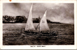28-4-2023 (3 Z 16) VERY OLD - B/w - Malta GOZO Boat (sailing Ship / Voilier) - Sailing Vessels
