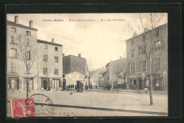 CPA Givors, Place Des Brotteaux, Rue Des Servettes  - Givors