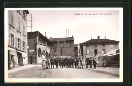 CPA Thizy, La Mairie, Les Halles  - Thizy