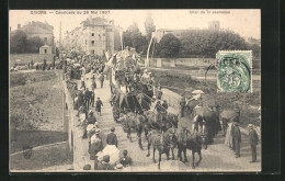 CPA Givors, Cavalcade 1907, Char De La Jeunesse  - Givors