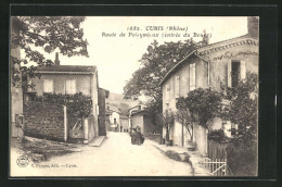 CPA Curis, Route De Poleymieux, Entree Du Bourg  - Sonstige & Ohne Zuordnung