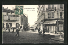 CPA Villefranche, Rue De Thisy  - Other & Unclassified