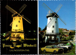 28-4-2023 (3 Z 16) Australia - TAS - Windmill Penny Royal (2 Postcards) In Launceston - Moulins à Vent