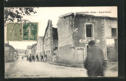 CPA Houdainville, Rue De Verdun, Vue De La Rue  - Verdun