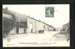 CPA Villotte-devant-Saint-Mihiel, La Grand`Rue, Cote Nord-Est  - Saint Mihiel
