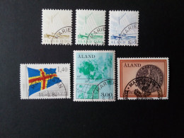 ALAND MI-NR. 1-6 GESTEMPELT(USED) FREIMARKEN 1984 SCHIFFE FLAGGE LANDKARTE - Aland