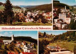 73941429 Guetenbach_Schwarzwald Panorama Teilansichten Freibad - Other & Unclassified