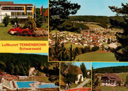 73941415 Tennenbronn Kurhaus Panorama Freibad Schwarzwaldhaeuser - Schramberg