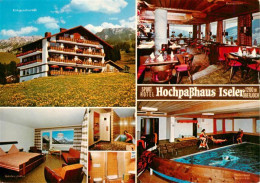 73941408 Oberjoch_Bad_Hindelang Sport Hotel Hochpasshaus Iseler Gastraum Zimmer  - Hindelang
